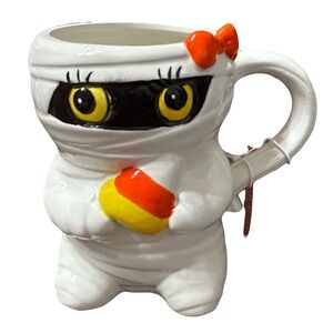 Hand-Painted 3D Halloween Mummy Mug